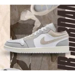 Classy Jordan Retro 1 Low SE Craft Tech Grey Shoes For Men (SHI207) - Image 3
