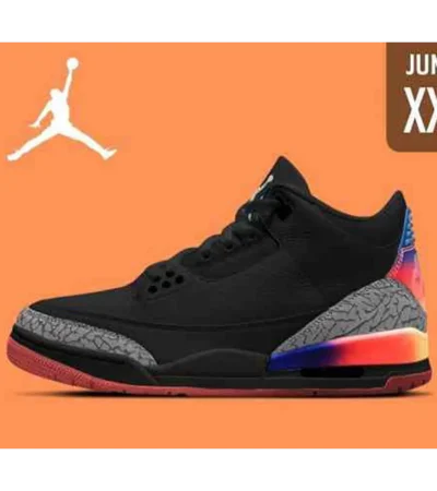 Classy Jordan Retro 3 Rio J Balvin Shoes For Men (SHI238) - Image 2