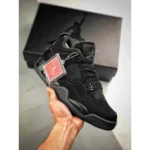 Classy Jordan Retro 4 Black Cat Shoes For Men (SHI243) - Image 2