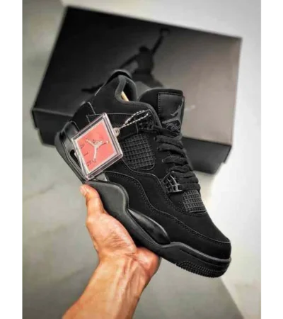 Classy Jordan Retro 4 Black Cat Shoes For Men (SHI243) - Image 2