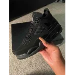 Classy Jordan Retro 4 Black Cat Shoes For Men (SHI243) - Image 3