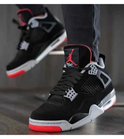 Classy Jordan Retro 4 Bred Shoes For Men (SHI244) - Image 2