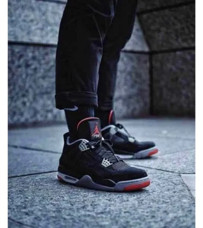 Classy Jordan Retro 4 Bred Shoes For Men (SHI244)