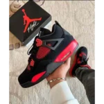 Classy Jordan Retro 4 Thunder Red Shoes For Men (SHI173) - Image 3