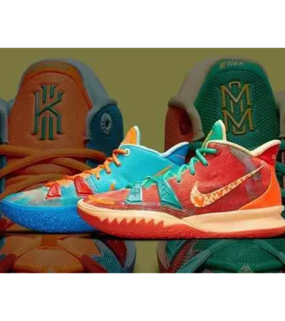 Classy Kyrie 7 X Sneaker Room Fire Water Shoes For Men (SHI182) - Image 2