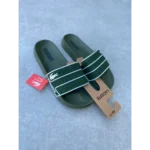 Classy Lacoste Frasier Green Slides For Men (SFS1286)