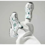 Classy New Balance 530 White Green Shoes For Men (SHI223) - Image 3