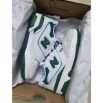 Classy New Balance 550 White Green Shoes For Men (SHUB286) - Image 2