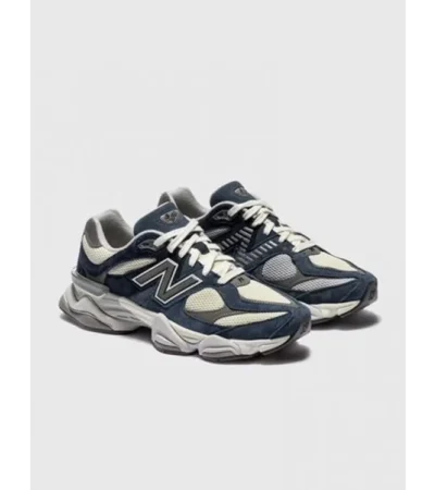 Classy New Balance 9060 White Blue Shoes For Men (SHUB278) - Image 2