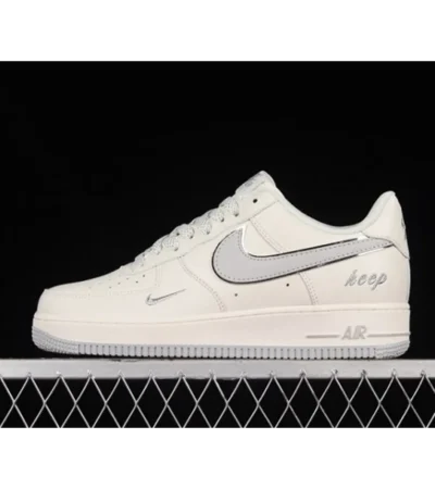 Classy Nike Air Force 1 Low 07 Keep Fresh Beige Shoes For Men (BH1063)