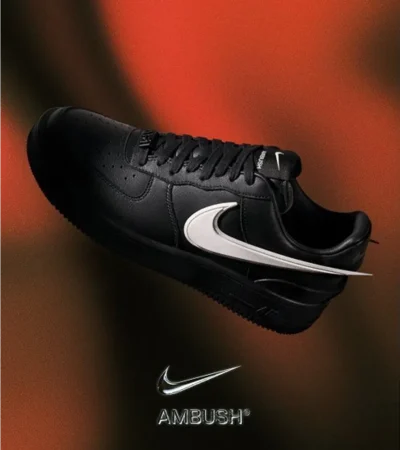 Classy Nike Air Force 1 X Low Ambush Black Shoes For Men (BH763) - Image 2