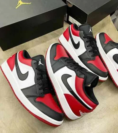 Classy Nike Air Jordan 1 Low Bred Toe Shoes For Men (SHI176)