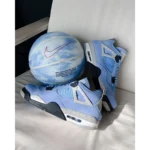 Classy Nike Air Jordan 4 University Blue Shoes For Men (BH1076) - Image 2