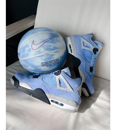 Classy Nike Air Jordan 4 University Blue Shoes For Men (BH1076) - Image 2