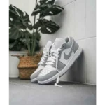 Classy Nike Air Jordan Retro 1 Low Wolf Grey Shoes For Men (SHI167)