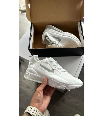 Classy Nike Air Max 270 White Grey Shoes For Men (S1H66)