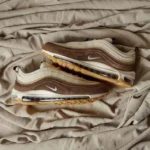 Classy Nike Air Max 97 Muslin Pink Foam Crepe Brown Shoes For Men (SHI163) - Image 2
