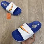 Classy Nike Air Max Cirro White Blue Slides For Men (BH1017) - Image 2