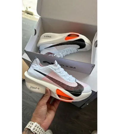Classy Nike Air Zoom Alphafly Next 3 White Orange Shoes For Men (S1H75)