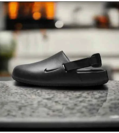 Classy Nike Calm Mule Black Shoes For Men (SHI211)