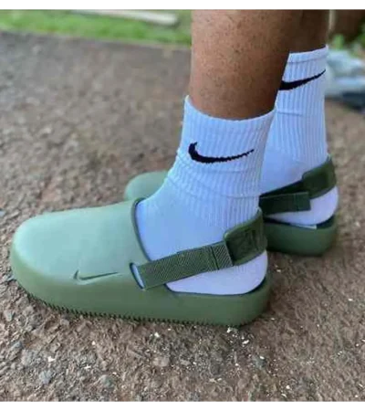 Classy Nike Calm Mule Green Shoes For Men (SHI213) - Image 2