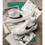 Classy Nike mid Blazer 77 Vintage White Shoes For Men (SHI165) - Image 3