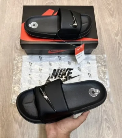 Classy Nike Offcourt Black Flip Flopss For Men (BH988)