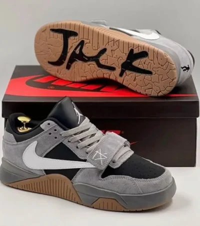 Classy Nike X Travis Scott Jumpman Jack Grey Shoes For Men (SHUB248)