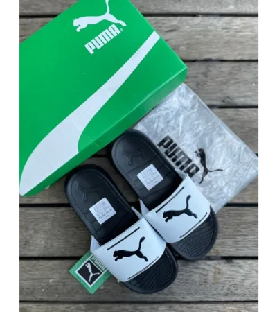 Classy Puma Divecat White Slide For Men (BH976)