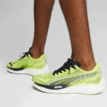 Classy Puma Velocity Nitro 3 Green Shoes For Men (SHUB281) - Image 2