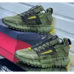 Classy Reebok Zig kinetica Edge Army Green Shoes For Men (SHI233) - Image 2