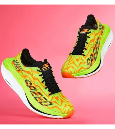 Classy Skecher Go Run Speed Beast Green Shoes For Men (S1H53) - Image 2