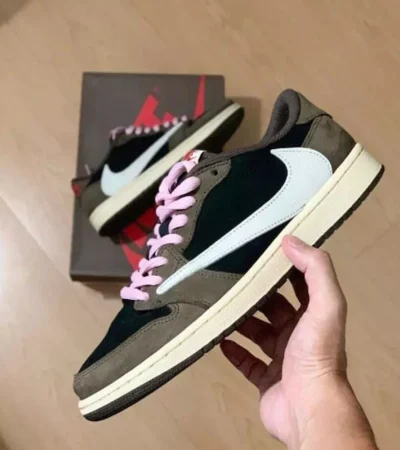 Classy Travis Scott X Air Jordan Retro 1 Low Shoes For Men (S1H51)