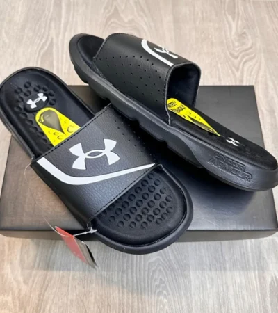Classy Under Armour Ignite Pro Soft Cushion Black Flip Flop For Men (BH991)