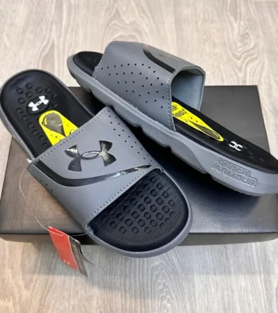 Classy Under Armour Ignite Pro Soft Cushion Grey Flip Flop For Men (BH990)