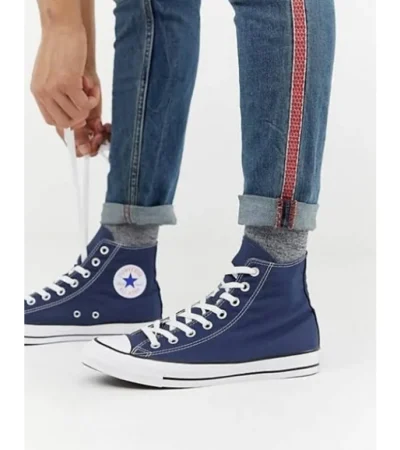 Converse All Star High Navy Shoes For Men (SW1257) - Image 2