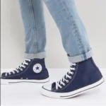 Converse All Star High Navy Shoes For Men (SW1257) - Image 3