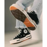 Converse Chuck 70 Plus Black Shoes For Men (LAZ471) - Image 2
