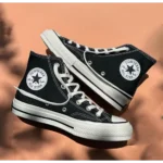 Converse Chuck 70 Taylor Canvas Black Shoes For Men (LAB500) - Image 3