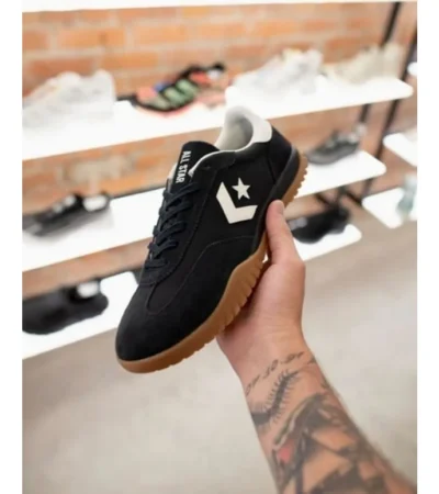 Converse Run Star Trainer Black Shoes For Men (SL564) - Image 2