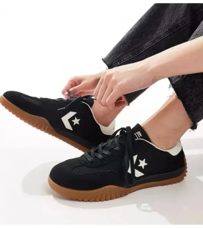 Converse Run Star Trainer Black Shoes For Men (SL564)