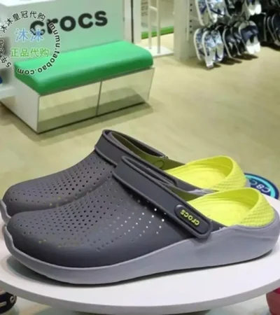 Crocs 360 LiteRide Grey Yellow For Men (HS151)