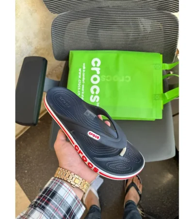 Crocs Baya Band Flip Flops For Men (LAB90)