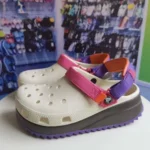 Crocs Hiker Clogs White Purple For Men (LAZ519) - Image 2