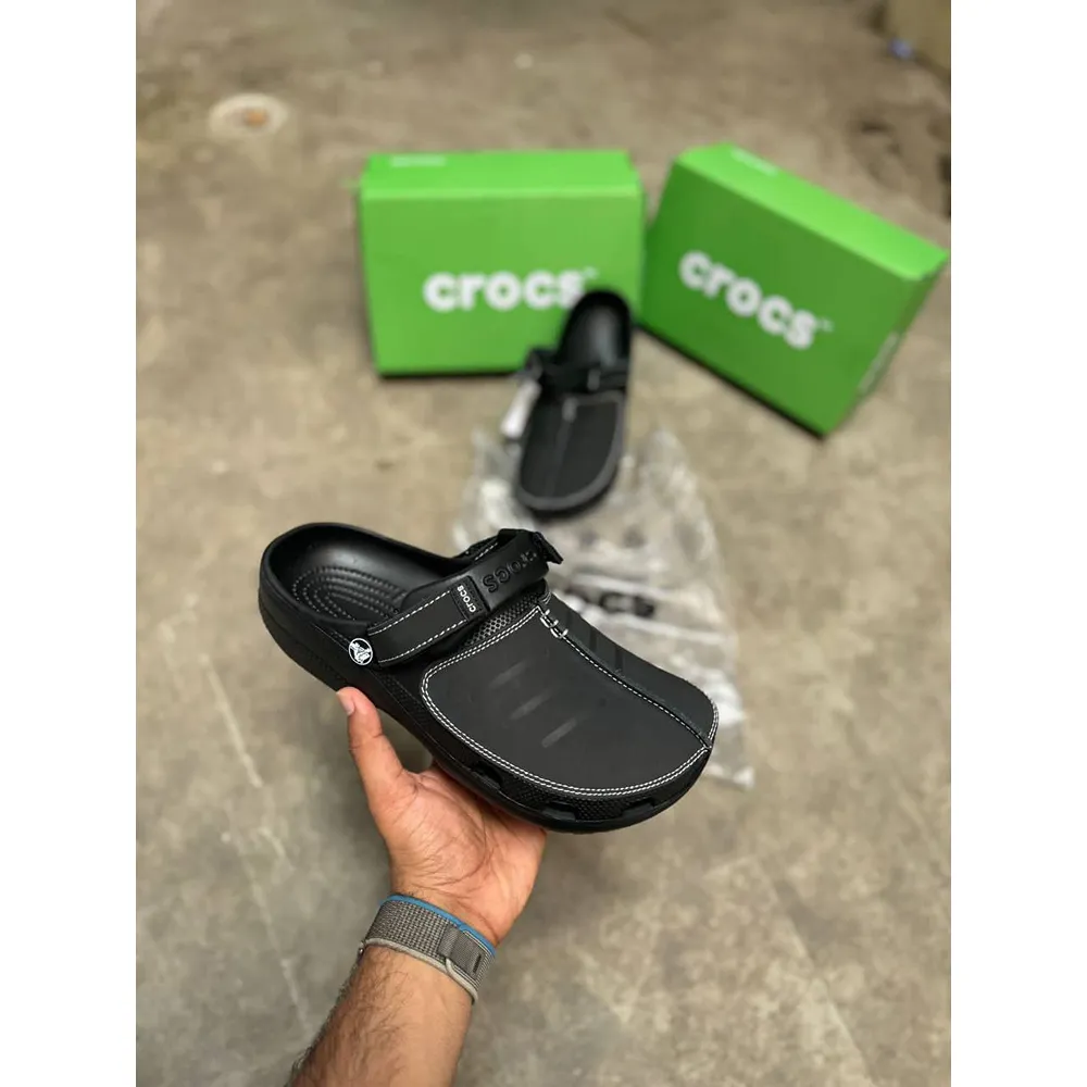 Crocs-Yukon-Clog-Black-For-Men-Laz532.Webp Crocs Yukon Clog Black For Men (Laz532)