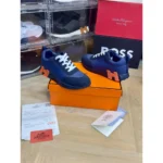Hermes Bouncing Navy Shoes For Men (LAB328)