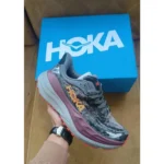 Hoka Stinson ATR 7 D Grey Orange Men Shoes (FT567) - Image 3