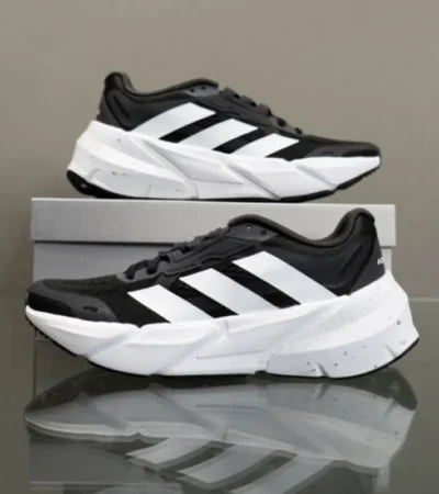 Imported Adidas Adistar Turbo Black White Shoes For Men (SW5754)
