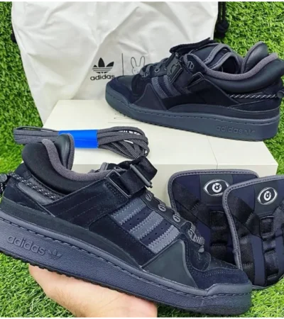 Imported Adidas Forum Bad Bunny Black Shoes For Men (SW5748) - Image 2