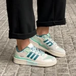 Imported Adidas Forum Exhibit Low Mint Green Shoes For Men (SW5914) - Image 2